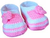 Baby Shoe Pink and Blue Mix