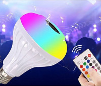 LED Music Bulb with Remote Control Bluetooth Speaker