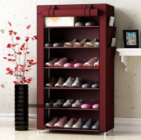 Telebrands 6-Layer Dustproof Shoe Cabinet