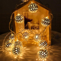 LED Globe Decorative Moroccan Ball String Fairy Light