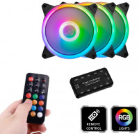 Remote Control RGB Casing Fan Set