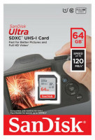 SanDisk Ultra 64GB Class 10 SDXC Memory Card