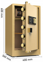 Zymak EL-600F Fingerprint Security Safe Locker