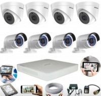 CCTV Package 2MP Hikvision 8-Pcs Full HD Camera