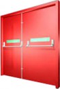 Premium Grade Hydraulic System Double Leaf Fire Rated Door