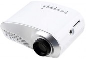 Rigal RD802 60 Lumens Mini LED LCD Projector with TV Port