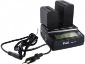 Andoer NP-F970 Dual Channel Digital Camera Battery Charger