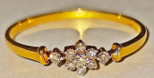 Diamond Finger Ring 1g Gold