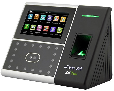 ZKTeco uFace302 Multi-Biometric Time Attendance System