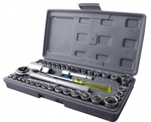 Socket and Wrench Set 40 Pieces