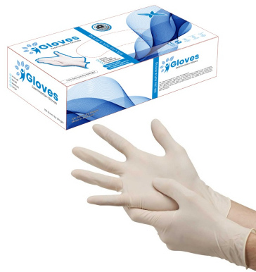 Latex Examination Powder Gloves