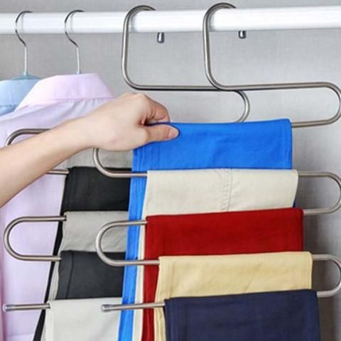 5-Layer S-Shape Cloth Hanger