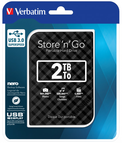 Verbatim Store 'n' Go 2TB Hard Disk