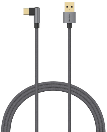 Verbatim L-Shaped Type C to USB-A Cable