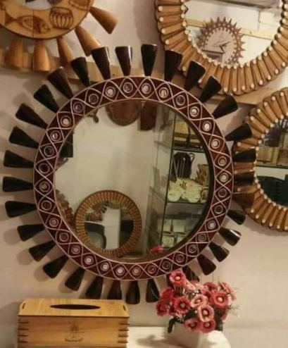 Wooden Mirror