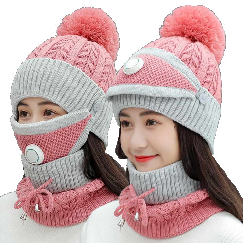 Warm Hand Knitted Hat for Women
