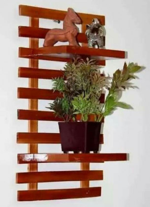 Wooden Mini Wall Hanging Shelf