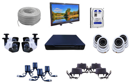 8-Channel DVR 2.0MP AHD CCTV Camera Package
