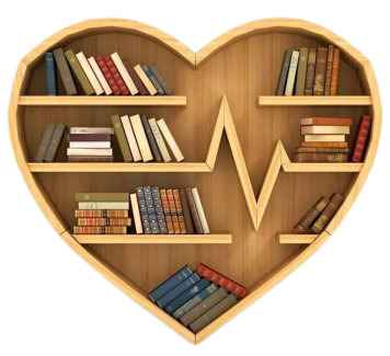 Heart Shaped Bookshelf