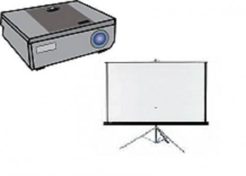 Rent Multimedia Projector with Screen