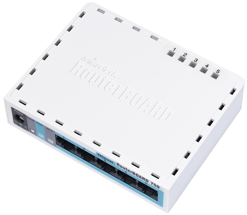 MikroTik RouterBoard RB750 Ethernet Router