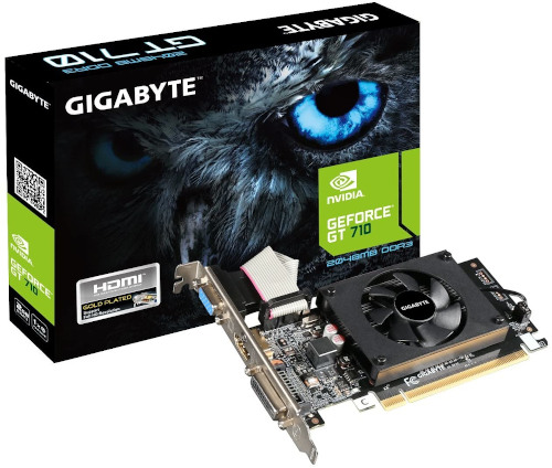 Gigabyte GT 710 2GB DDR3 Memory 954MHz Graphics Card