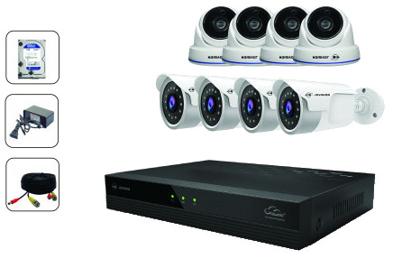 CCTV Package Jovision 16-Pcs 2MP Camera with 16-CH DVR