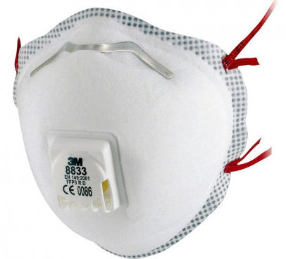 3M 8833 FFP3 Disposable Respirator Mask