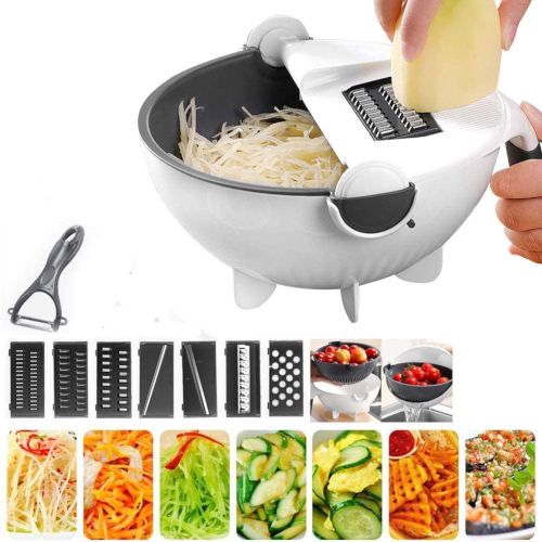 9-In-1 Rotate Vegetable Cutter