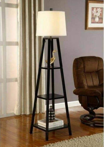 Modern Floor Lamp With Shelf