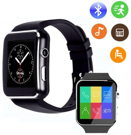 X6 Bluetooth Smart Watch with TF SIM Card