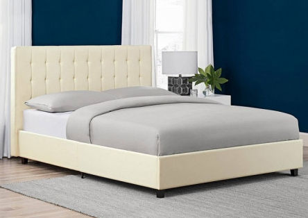 GF6205 Trendy Design 5 x 7 Feet Leather Bed