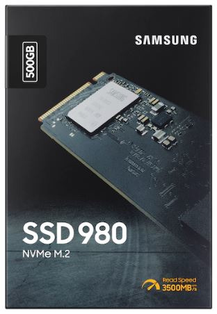 Samsung 980 500GB NVMe M.2 SSD
