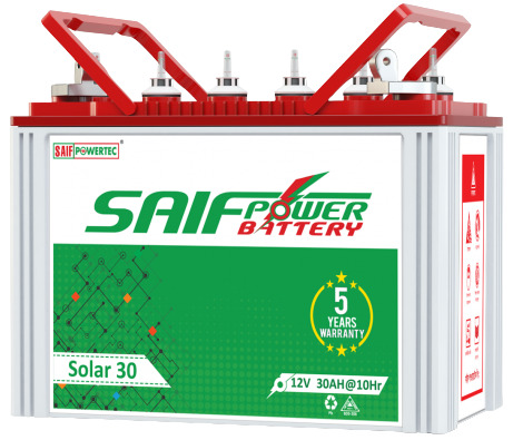 Saif Power 12V 30AH Solar Battery