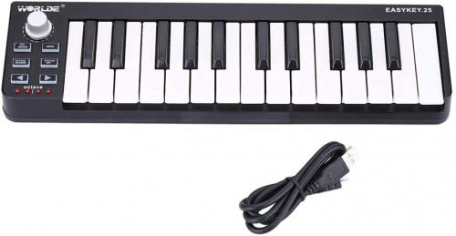Worlde 25-Key MIDI Keyboard Controller