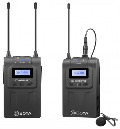 Boya BY-WM8 Pro-K1 UHF Dual Channel Wireless Microphone