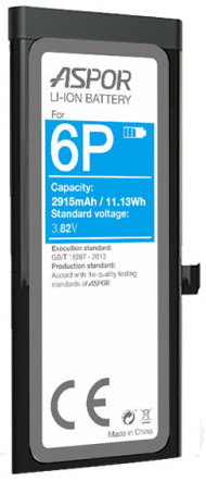 Aspor iPhone 6P Battery with Repairing Tools