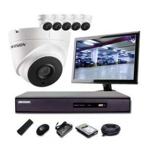 CCTV Package 6-Pcs 2MP Camera with 17" LED Monitor