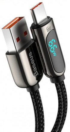 Baseus 66W Fast Charging Data Cable with Display Price in Bangladesh