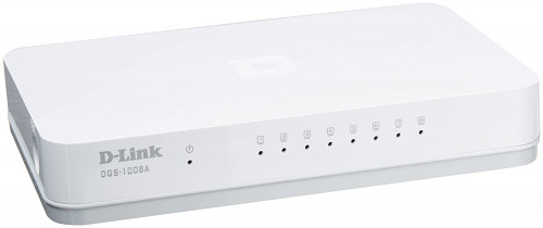 D-Link DGS-1008A 8-Port Gigabit Desktop Switch