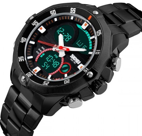 SKMEI 1146 Metal Waterproof Wrist Watch