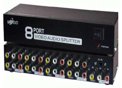 AV MT-108AV 8-Port Video Audio Splitter