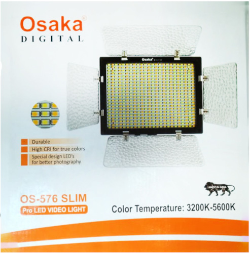 Osaka Digital OS-576 Slim Pro LED Video Light