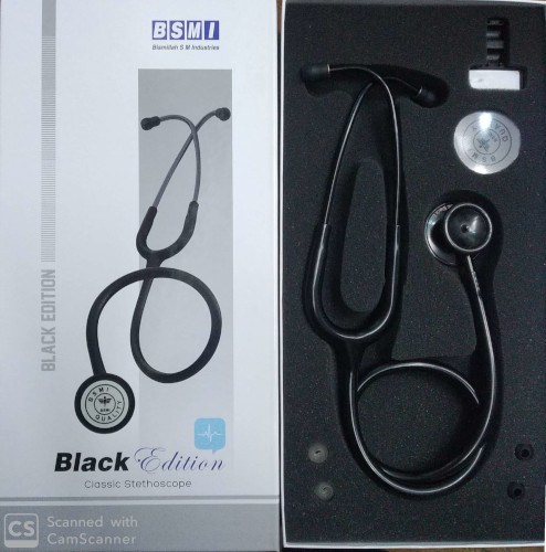 BSMI Black Edition Classic Stethoscope