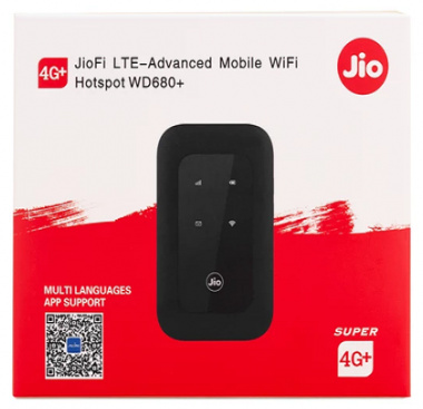 Jio WD680+ LTE-Advanced Mobile Wi-Fi Hotspot