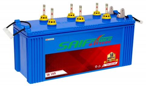 Saif Power 165AH Fire-Resistant IPS Battery
