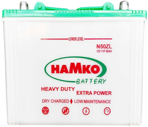 Hamko N50ZL Lead Acid Car Battery