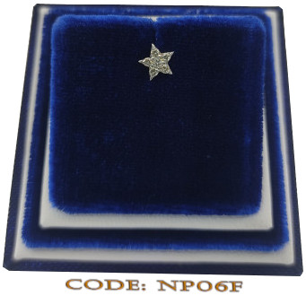 Star Design Diamond Nose Pin