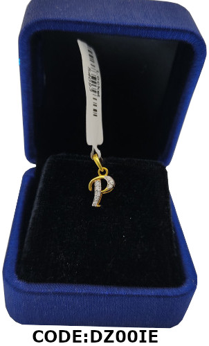 "P" Shape Necklace Pendant