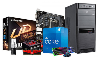 Gaming Desktop PC with Core i5 11th Gen 256GB SSD